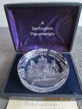 Dartington paperweight queen for sale  POOLE