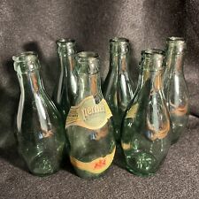 6 botellas de vidrio de 6"" de colección Perrier agua mineral vacías (1 etiquetada) segunda mano  Embacar hacia Argentina