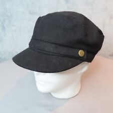 Boné militar PERUVIAN CONNECTIONS chapéu cadete masculino tamanho único preto forrado de lã comprar usado  Enviando para Brazil