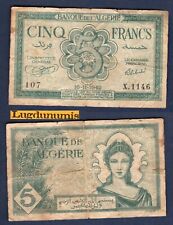 Algérie francs 1942 d'occasion  Lyon II