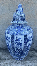 Faïence Delft Grande Potiche Vase Ancien Marque WK Trois Bouteilles Willhem Kool comprar usado  Enviando para Brazil