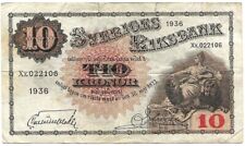 Suède billet kronor d'occasion  Gallardon