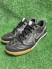 Tênis de futebol masculino Nike 5 Gato LTR indoor tamanho 9.5 preto branco goma 415123-001 comprar usado  Enviando para Brazil