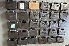 LOTE DE 30 Glock caixa de plástico OEM de fábrica caixa com trava, instruções, escova comprar usado  Enviando para Brazil