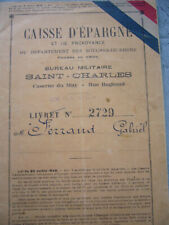 Carnet caisse epargne d'occasion  Brue-Auriac