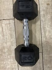 20 dumbbells rubber for sale  Bloomfield