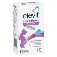 Elevit DHA + colina embarazo 60 cápsulas, usado segunda mano  Embacar hacia Argentina