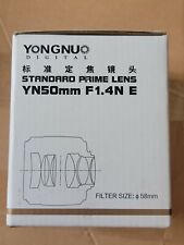Yongnuo 50mm f1.4n for sale  Indianapolis