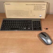 Wireless Keyboard And Mouse With Receiver New Open Box Imetech Silver for sale  Shipping to South Africa