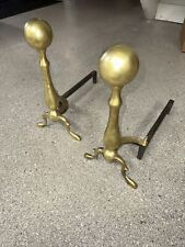 Andirons vintage brass for sale  Longmont