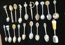 Unique Collectible Spoons Antique- Vintage 4" Cities & States Novelty, used for sale  Shipping to South Africa