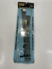 Used, Ho Scale Model Trains Atlas Custom-Line #6 Right Hand Switch Brass Turnout Ex for sale  San Francisco