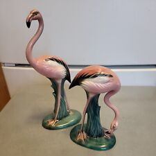 Vintage Signed Will GEORGE Flamingo Figure Statue Mid Century Birds for sale  Shipping to South Africa