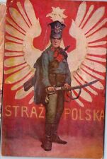 POLOGNE - carte patriotique STRAZ POLSKA na sprzedaż  Wysyłka do Poland