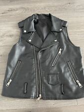 Black sleeveless. leather for sale  IRVINE