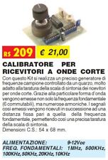 Rs209 generatore quarzato usato  Italia