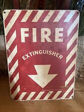 Vintage Metal Fire Extinguisher Sign 9 X 12 National Marker Corp. for sale  Shipping to South Africa