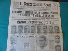 gazzetta sport 1938 usato  La Spezia