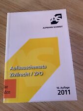 Aufbauschemata zivilrecht zpo gebraucht kaufen  Reichenbach