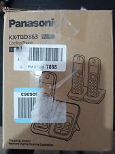 Panasonic - KX-TGD863 Link2Cell  Expandable Cordless Phone System w/3 Handsets for sale  Shipping to South Africa