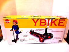 YBIKE GLX Pro Scooter, Black and Red Kick Scooter for Kids READ DESCRIPTION for sale  Shipping to South Africa