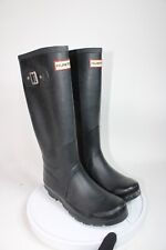 Botas de chuva Hunter pretas foscas borracha impermeável 14” de altura femininas tamanho 7 masculinas 6 comprar usado  Enviando para Brazil