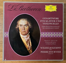 Caixa WILHELM KEMPFF / FOURNIER "Beethoven: Trabalho Completo para Piano e Violoncelo" comprar usado  Enviando para Brazil