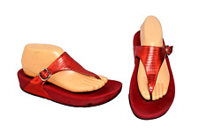 Fitflop red metallic for sale  SOUTHAMPTON