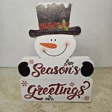 Season greetings snowman for sale  Livonia