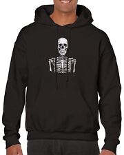 Skelett hoodie schwarz gebraucht kaufen  Deutschland