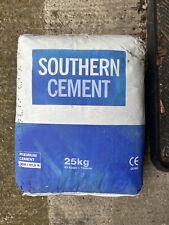Southern cement 25kg for sale  RUISLIP