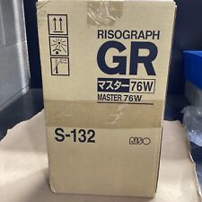 2 Master Rolls Compatible With Riso S-132 For Risograph GR Master 76W #609K105 for sale  Shipping to South Africa