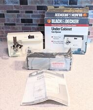 Used, Black & Decker Space Saver Under Cabinet Can Opener EC59D w/Bracket Hardware for sale  Shipping to South Africa
