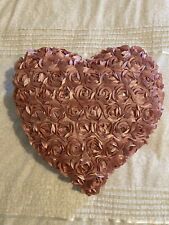 Heart shaped cushion for sale  TADLEY