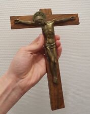 Ancien crucifix croix d'occasion  Saint-Brice-Courcelles