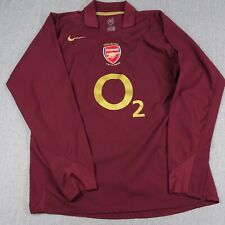 Camisa de futebol Arsenal Nike manga longa temporada 2005-06 Highbury tamanho G muito rara, usado comprar usado  Enviando para Brazil