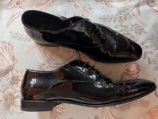 Sapatos sociais de couro envernizado Hugo Boss com cadarço tamanho 10,5, usado comprar usado  Enviando para Brazil