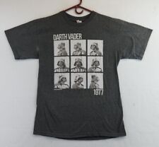 Camiseta masculina cinza vintage 2019 Darth Vader Mug Shot Graphics tamanho médio, usado comprar usado  Enviando para Brazil