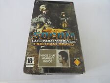 SOCOM: U.S. Navy SEALS Fireteam Bravo jogo com fone de ouvido PSP comprar usado  Enviando para Brazil