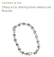 Tiffany & Co Sterling Silver Hearts Link Bracelet for sale  BRIDGWATER
