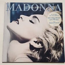 Disco de vinil azul verdadeiro Madonna 12” 33 RPM 25442-1 Sire Record Company 1986 comprar usado  Enviando para Brazil