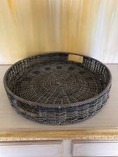 Oka ~ Large Round Outdoor Rattan Tray for sale  Shipping to South Africa