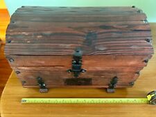 Rustic Wooden Pirate Style Treasure Chest , Made In Spain for sale  Shipping to South Africa