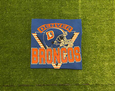 De colección Trench MFG Denver Broncos arco deletreado camiseta grande retro azul segunda mano  Embacar hacia Argentina