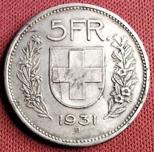 1931 francs silver for sale  WIDNES