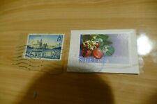2 St Lucia postage stamps philately postal Philatelic  till salu  Toimitus osoitteeseen Sweden