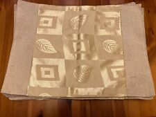 Beige gold placemats for sale  ILFORD
