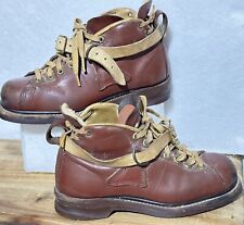 Used, Vintage 1940's WERON Ski-Mountain Leather Boots Womens 8.5 Narrow for sale  Shipping to South Africa