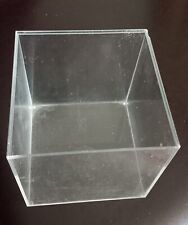 Acrylic Cube Display Square 5 Sided Box Perspex Garden/Home 4" x 4" 100mm x 10cm for sale  WESTERHAM