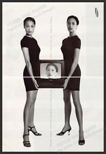 Samsung TVCRs Combo 1990s Print Advertisement Ad (2 pages) 1995 Twins Legs for sale  Shipping to South Africa